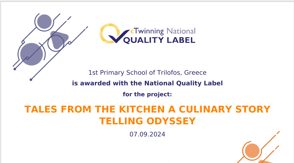 NATIONAL QUALITY LABEL TALES